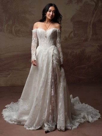 Sottero and Midgley VESPERA #0 default All Ivory (gown with Ivory Illusion) thumbnail