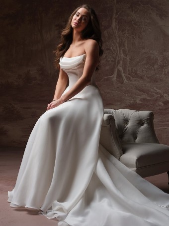 Maggie Sottero ABILENE #1 default Ivory/Silver Accent (gown with Ivory Illusion) thumbnail