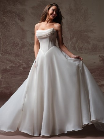 Maggie Sottero ABILENE #0 default Ivory/Silver Accent (gown with Ivory Illusion) thumbnail