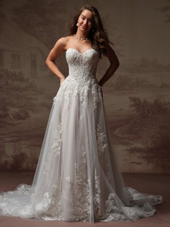 Maggie Sottero KATE #0 default All Ivory (gown with Ivory Illusion) thumbnail
