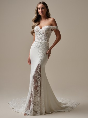 Rebecca Ingram ADELINE #0 default Ivory (gown with Natural Illusion) thumbnail