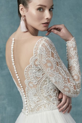 Maggie Sottero MALLORY DAWN #3 Ivory over Nude (pictured) thumbnail