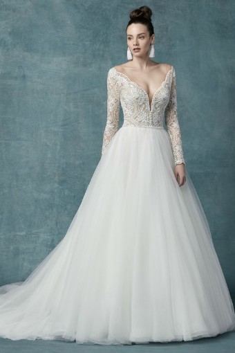 Maggie Sottero MALLORY DAWN #0 default Ivory over Nude (pictured) thumbnail