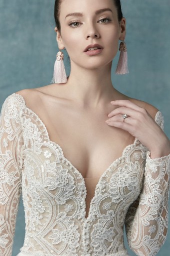 Maggie Sottero MALLORY DAWN #2 Ivory over Nude (pictured) thumbnail