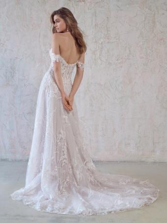 Maggie Sottero EVELINA #3 Ivory over Misty Mauve (gown with Natural Illusion) thumbnail