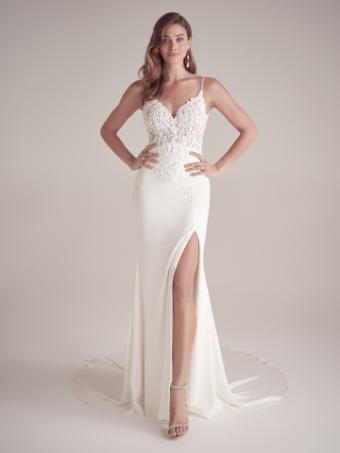 Maggie Sottero FAYETTE #11 All Ivory (gown with Ivory Illusion) thumbnail