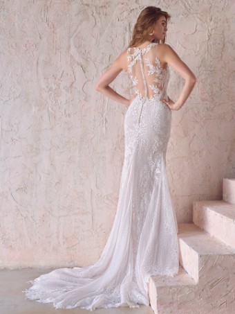 Maggie Sottero KERN #3 Ivory over Misty Mauve (gown with Natural Illusion) thumbnail