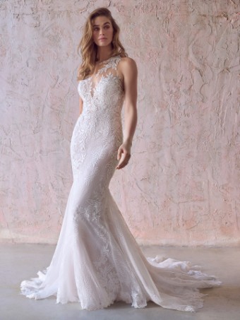 Maggie Sottero KERN #5 default Ivory over Misty Mauve (gown with Natural Illusion) thumbnail