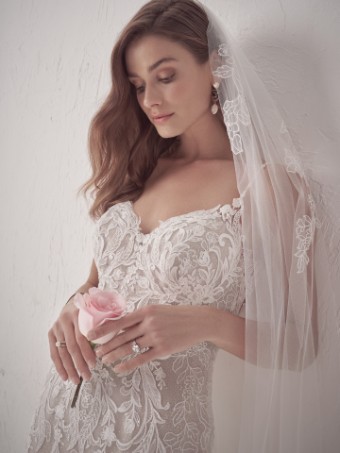 Maggie Sottero AVIANO #4 All Ivory (gown with Ivory Illusion) thumbnail