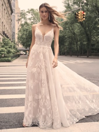 Maggie Sottero KEISHA [Personalized] Plain Tulle #0 default Ivory thumbnail