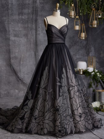 Maggie Sottero WATSON #0 default Black over Nude thumbnail