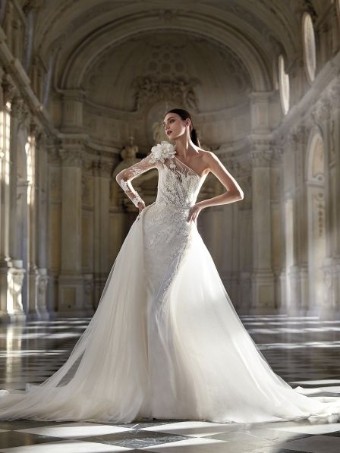 Pronovias AGATIA #0 default Off White/Light Pink thumbnail