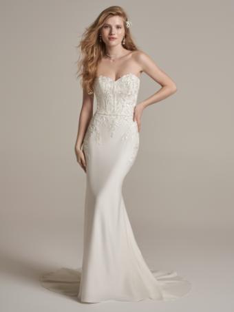 Rebecca Ingram LILY LYNETTE #2 All Ivory (gown with Ivory Illusion) thumbnail