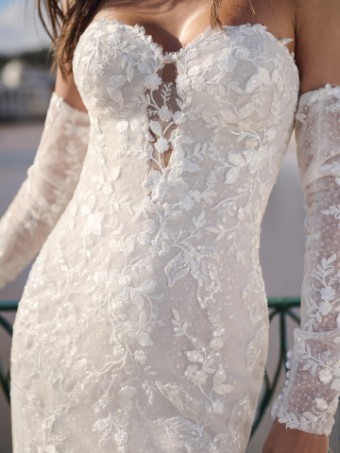 Sottero and Midgley KENSINGTON #2 All Ivory (gown with Ivory Illusion) thumbnail