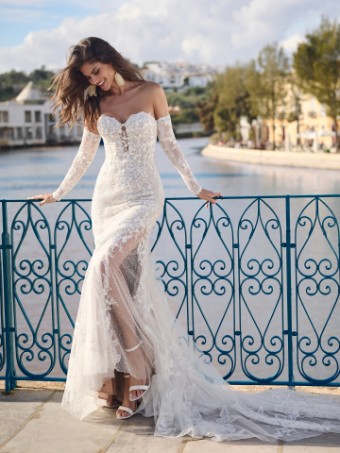 Sottero and Midgley KENSINGTON #0 default All Ivory (gown with Ivory Illusion) thumbnail