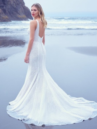 Sottero and Midgley AERONA [Personalized] Lined Bodice #1 default Ivory/Silver Accent over Pearl thumbnail