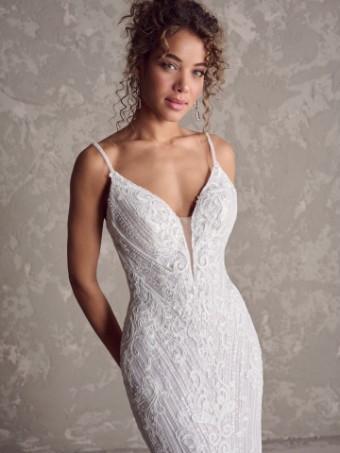 Sottero and Midgley BERLIN #2 All Ivory (gown with Ivory Illusion) thumbnail