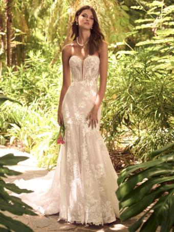 Maggie Sottero ORTENSIA #0 default Ivory (gown with Ivory Illusion) thumbnail