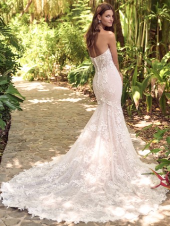 Maggie Sottero ORTENSIA #4 default Ivory (gown with Ivory Illusion) thumbnail