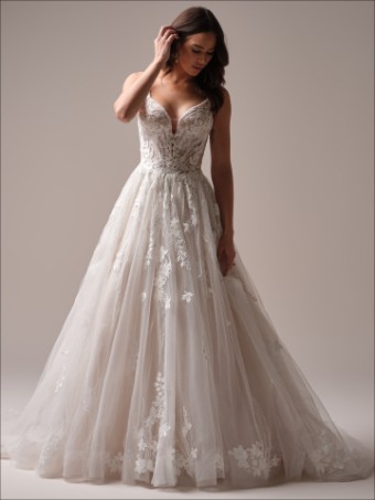 Maggie Sottero Liberty #0 default All Ivory (gown with Ivory Illusion) thumbnail