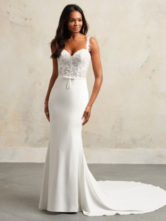 Rebecca Ingram CECILIA #0 default Ivory (gown with Natural Illusion) thumbnail