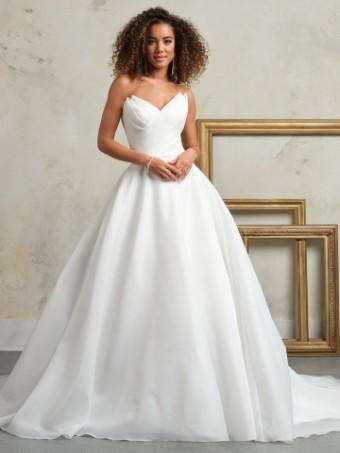 Maggie Sottero TINSLEY #5 All Ivory (gown with Ivory Illusion) thumbnail