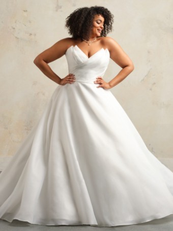 Maggie Sottero TINSLEY #0 default All Ivory (gown with Ivory Illusion) thumbnail