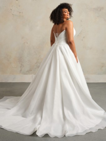 Maggie Sottero TINSLEY #2 All Ivory (gown with Ivory Illusion) thumbnail