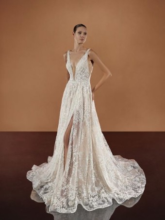 Pronovias NETHRA #0 default Off White/Light Peach thumbnail