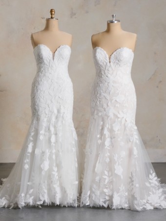 Maggie Sottero BRIDGET #2 Ivory over Soft Blush (gown with Natural Illusion) thumbnail