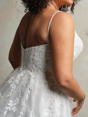 Rebecca Ingram CATHERINE #3 default Ivory/Silver Accent (gown with Ivory Illusion) thumbnail