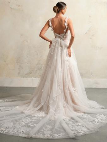 Sottero and Midgley WICKLOW #2 Ivory over Blush (gown with Natural Illusion) thumbnail