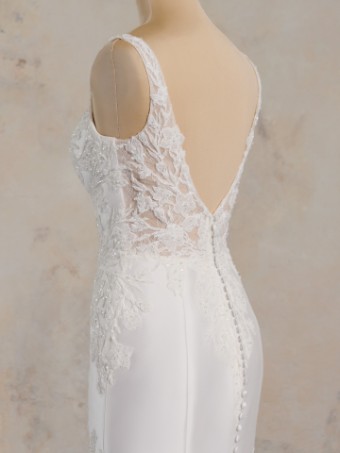 Rebecca Ingram ANDREA #3 default Ivory (gown with Natural Illusion) thumbnail