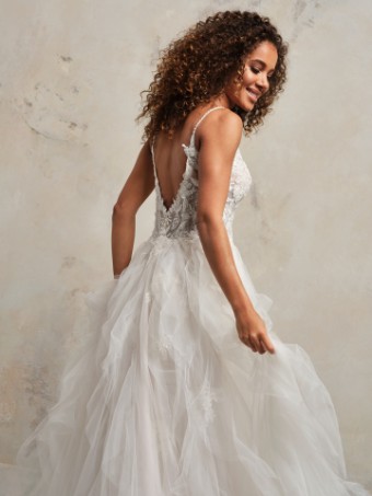 Rebecca Ingram LUCY #2 Ivory over Pearl (gown with Natural Illusion) thumbnail