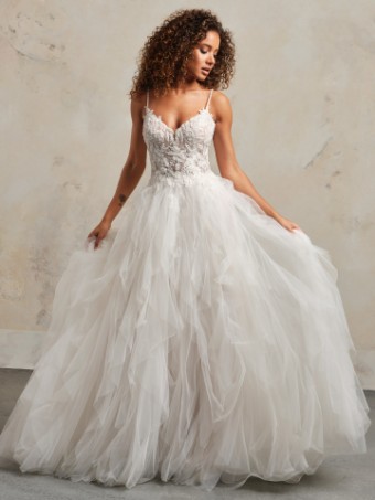 Rebecca Ingram LUCY #0 default Ivory over Pearl (gown with Natural Illusion) thumbnail