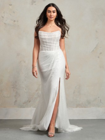 Maggie Sottero ASHLEY #2 Ivory (gown with Ivory Illusion) thumbnail