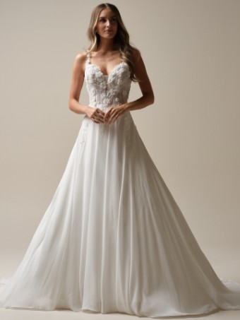 Maggie Sottero HUNTER #0 default All Ivory (gown with Ivory Illusion) thumbnail