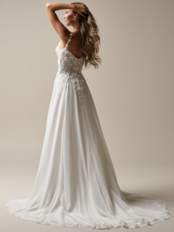 Maggie Sottero HUNTER #1 All Ivory (gown with Ivory Illusion) thumbnail