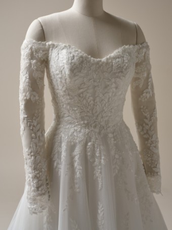 Maggie Sottero RITA #3 All Ivory (gown with Ivory Illusion) thumbnail