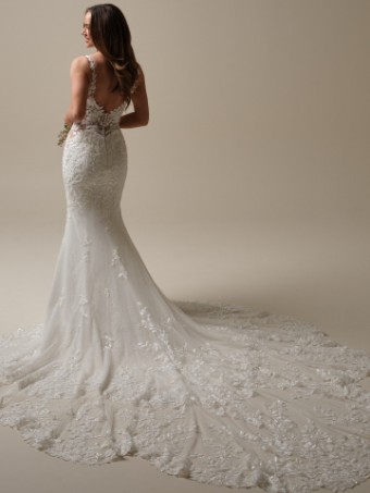 Maggie Sottero KEEGAN #1 Ivory (gown with Natural Illusion) thumbnail