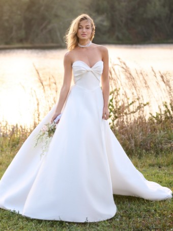 Rebecca Ingram BROOKE #0 default All Ivory (gown with Ivory Illusion) thumbnail
