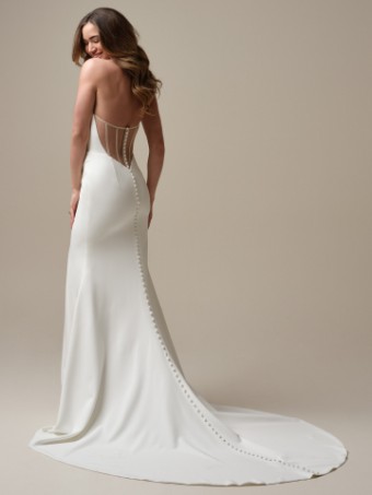 Rebecca Ingram KAILANI #1 default Ivory (gown with Natural Illusion) thumbnail