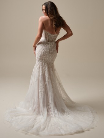 Maggie Sottero BENJIE #1 All Ivory (gown with Ivory Illusion) thumbnail