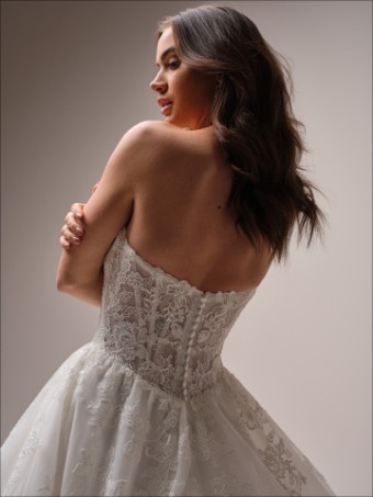 Maggie Sottero PRESCOTT #2 All Ivory (gown with Ivory Illusion) thumbnail