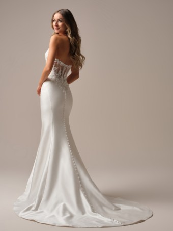 Rebecca Ingram CINDY #1 All Ivory (gown with Ivory Illusion) thumbnail