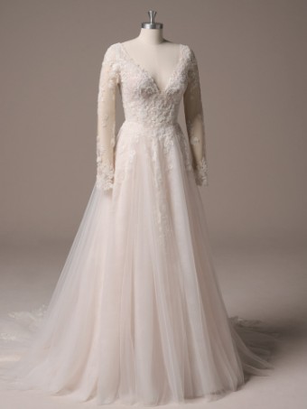 Rebecca Ingram HONOR #0 default All Ivory (gown with Ivory Illusion) thumbnail