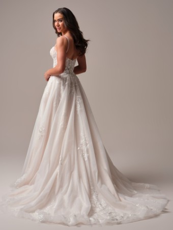 Rebecca Ingram JUDE #2 All Ivory (gown with Ivory Illusion) thumbnail