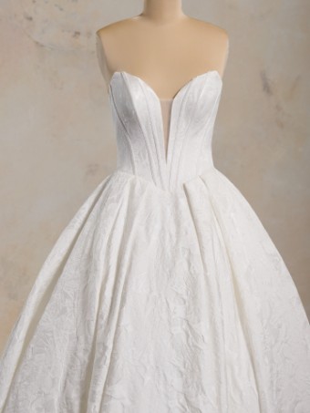 Maggie Sottero DERRICK MARIE #0 default All Ivory (gown with Ivory Illusion) thumbnail