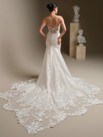 Sottero and Midgley RASHIDA #1 All Ivory (gown with Ivory Illusion) thumbnail