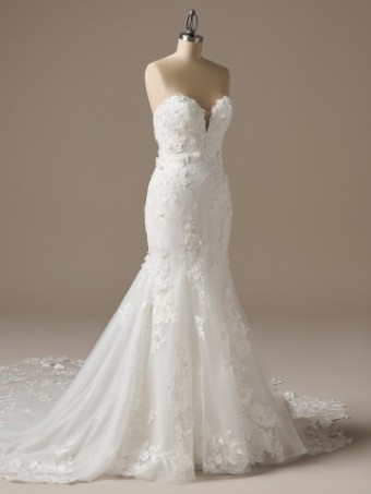 Sottero and Midgley RASHIDA #3 All Ivory (gown with Ivory Illusion) thumbnail